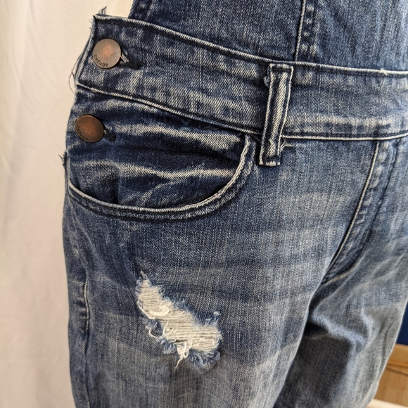 Refuge EUC bib overalls distressed 6 medium wash - Picture 7 of 16